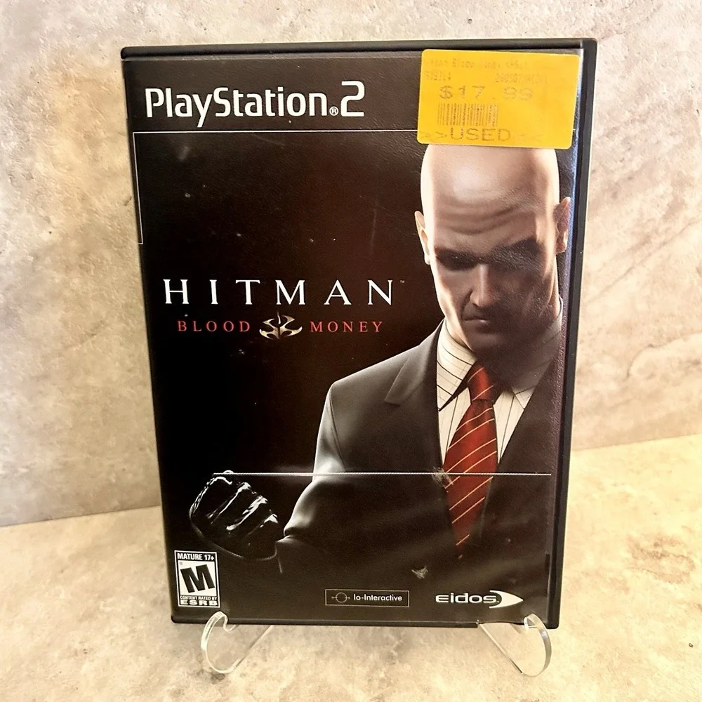 Hitman: Blood Money (PS2 Sony PlayStation 2, 2006) CIB With Manual Black Label